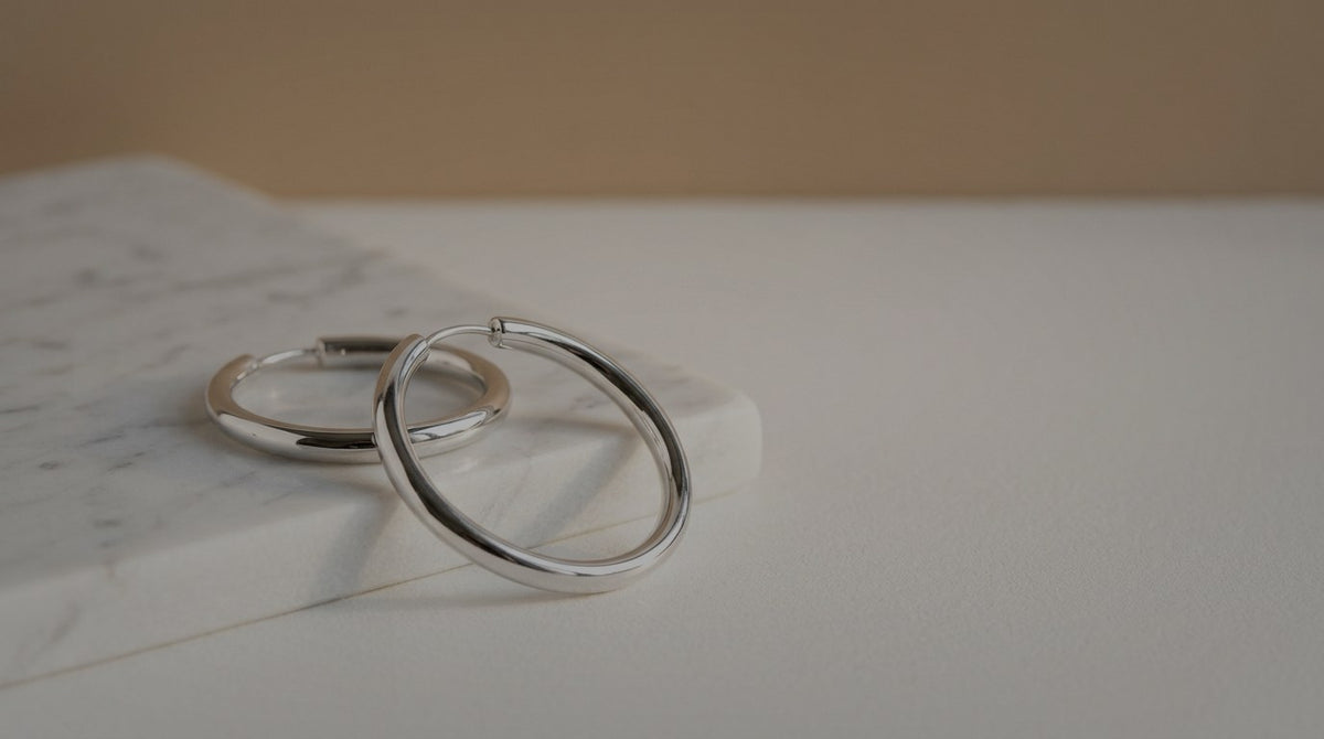 Silver Hoop Earrings
