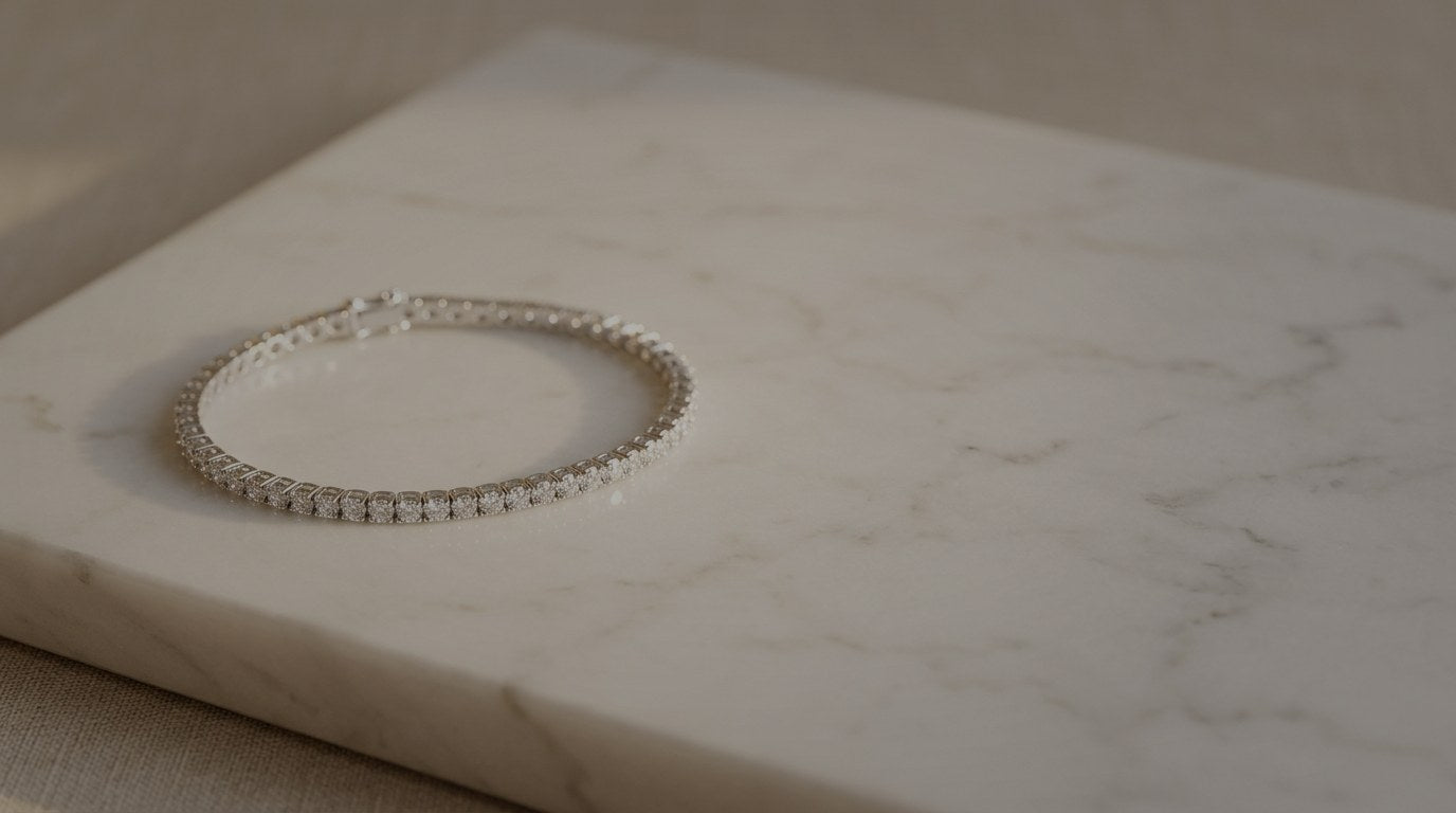 Silver Tennis Bracelets