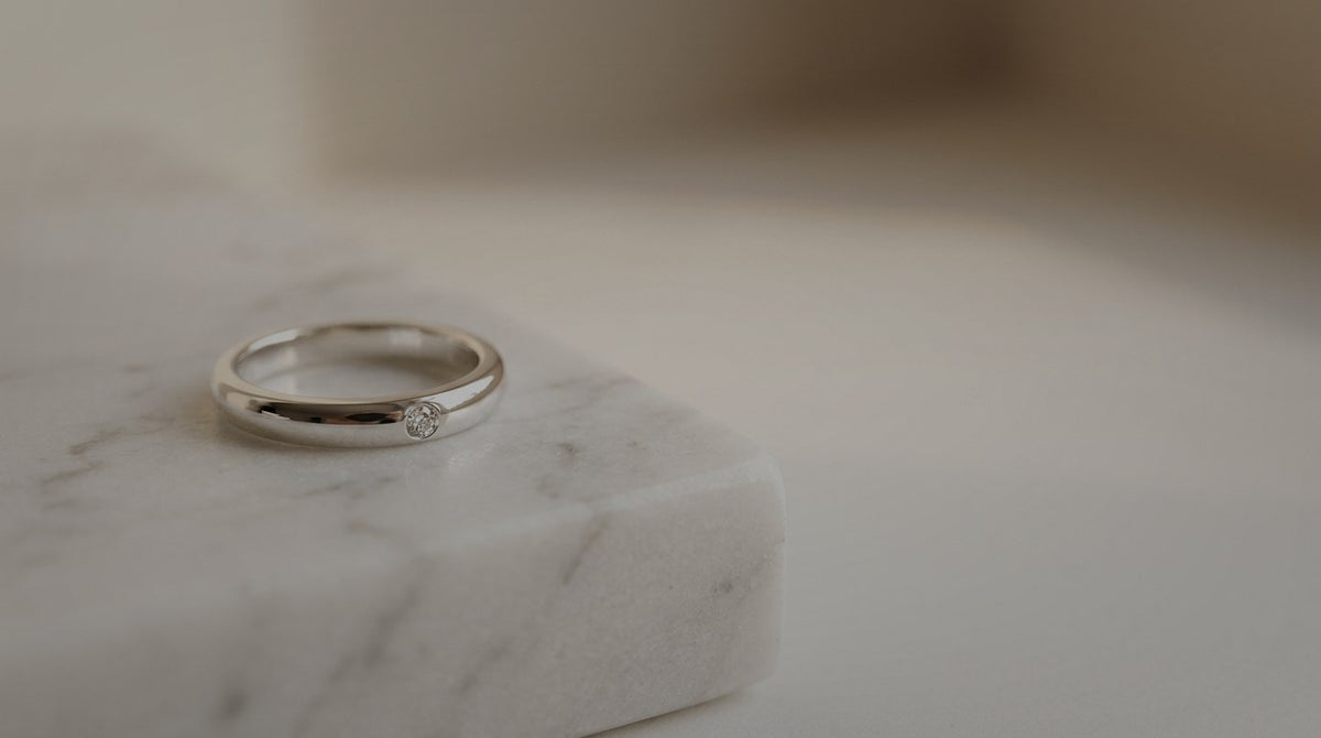 Silver Diamond & Crystal Rings