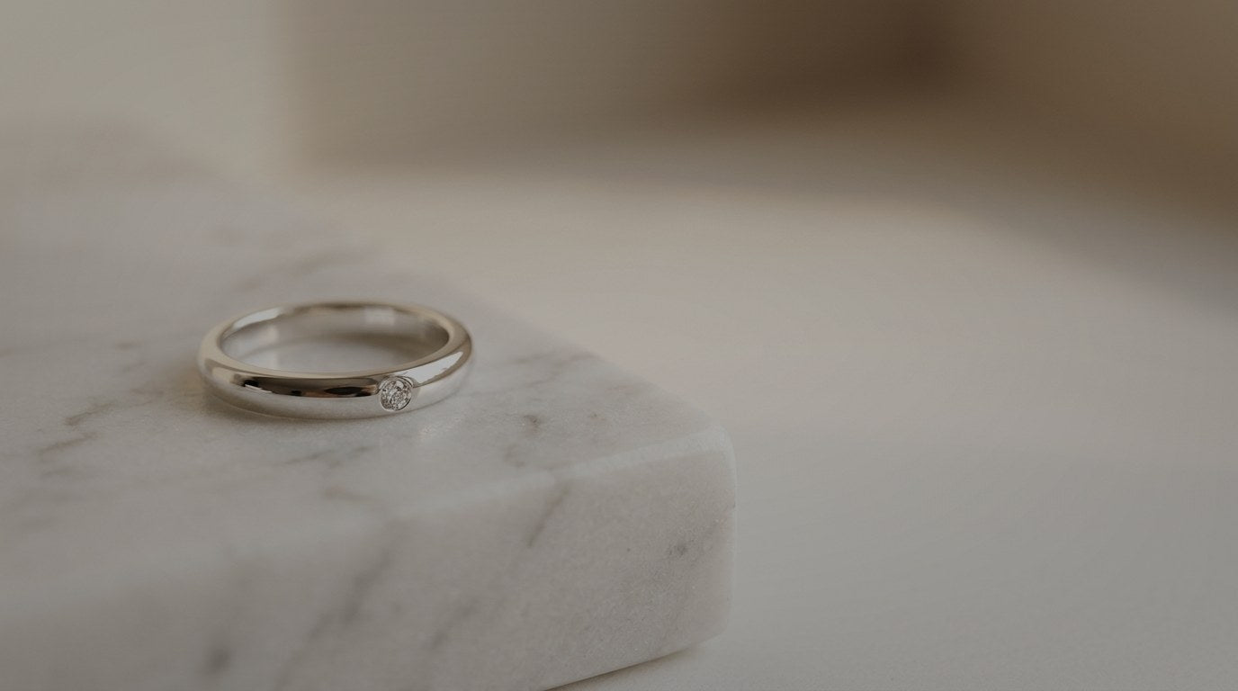 Silver Diamond & Crystal Rings