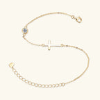 Dainty Cross CZ Adjustable Bracelet for Women