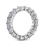 Emerald Cut Cubic Zirconia Eternity Band Ring
