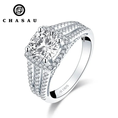 Cubic Zirconia Solitaire Wedding Ring Set