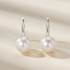 Freshwater Pearl Leverback Drop Earrings