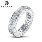 Round Cubic Zirconia Full Eternity Ring