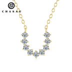 Dainty Horseshoe Cubic Zirconia Pendant Necklace