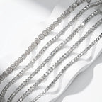 Round Moissanite Tennis Bracelet with Extender