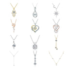 Pink Heart Cut Zirconia Necklace