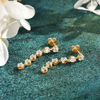 Dazzling Moissanite Dangle Stud Earrings for Women