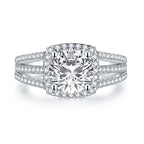 Cubic Zirconia Solitaire Wedding Ring Set