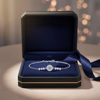 Moissanite Infinity Link Bracelet