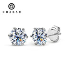 Classic Solitaire Moissanite Stud Earrings