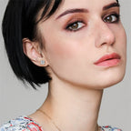 Classic Moissanite Four-Claw Stud Earrings