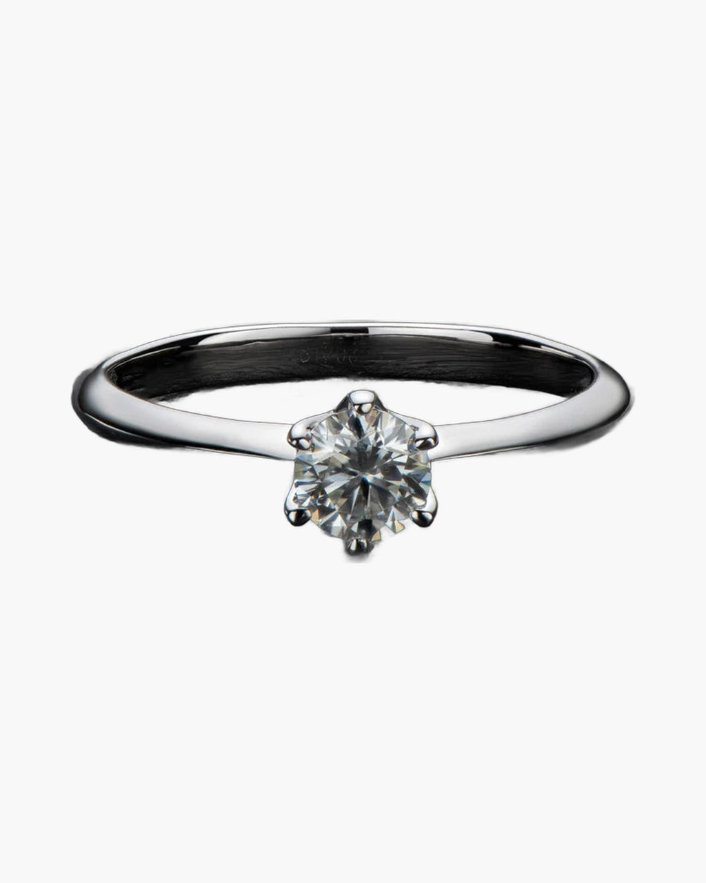 0.5ct moissanite White Gold