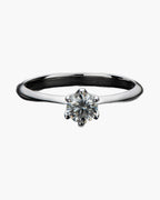 0.5ct moissanite White Gold