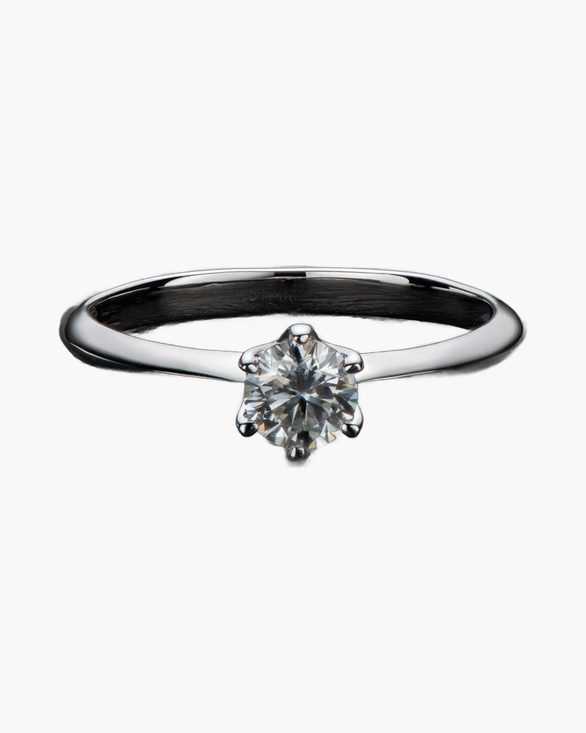 0.5ct moissanite White Gold
